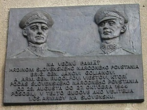 Ján Golian a Rudolf Viesta