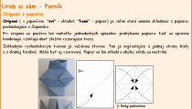 origami - parník origami - parník