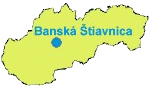 Banská Štiavnica na mape