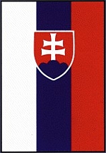 vlajka so štátnym znakom Slovenskej republiky