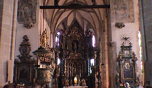 oltár v kostole sv. Mikuláša v Prešove