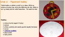 papierové hodiny papierové hodiny