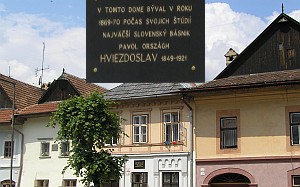 dom v ktorom žil P.O.Hviezdoslav