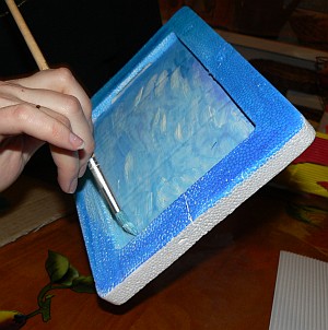 maľovanie rámčeka