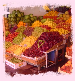 tržnica s ovocím