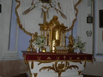 Oltár v hradnej kaplnke