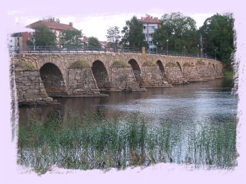 kamenný most, Karlstad, Švédsko